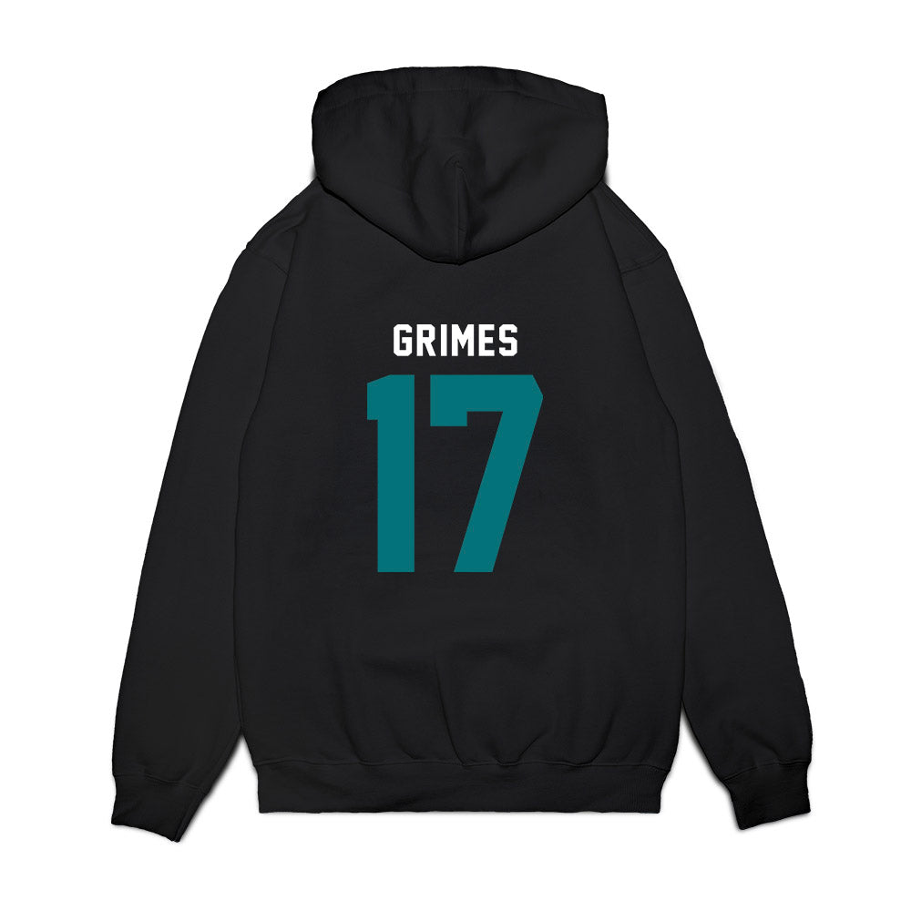 Coastal Carolina - NCAA Women's Basketball : Kinsea Grimes - Vintage Basketball Premium Hooded Sweatshirt-1