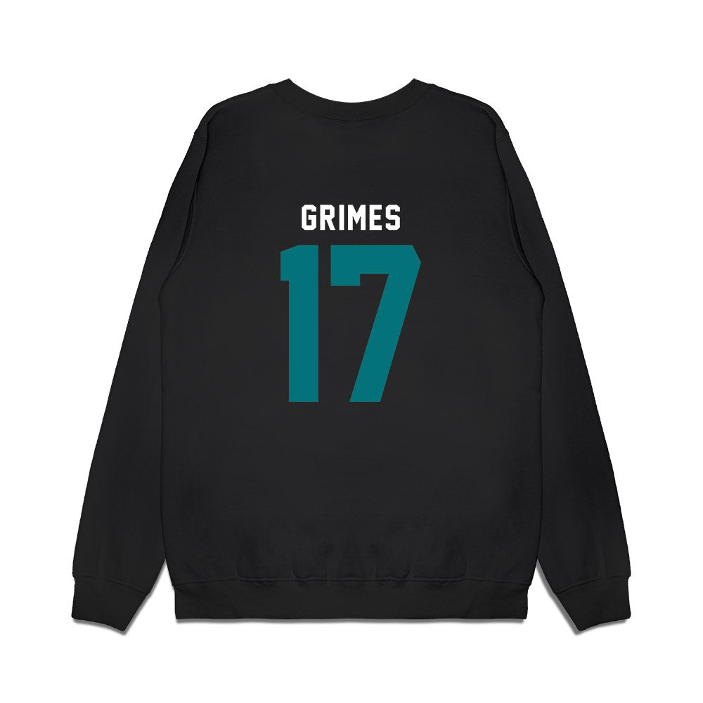 Coastal Carolina - NCAA Women's Basketball : Kinsea Grimes - Vintage Basketball Premium Crewneck Sweatshirt-1
