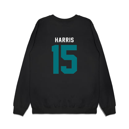 Coastal Carolina - NCAA Women's Basketball : Tateyoina Harris - Vintage Basketball Premium Crewneck Sweatshirt-1