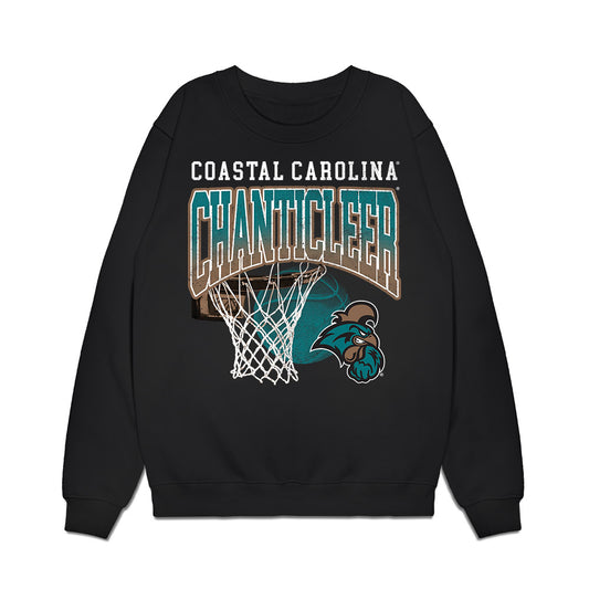 Coastal Carolina - NCAA Men's Basketball : Darius Washington - Vintage Basketball Premium Crewneck Sweatshirt-0