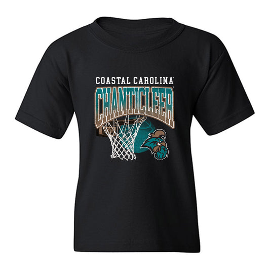Coastal Carolina - NCAA Men's Basketball : Trey Perry - Vintage Basketball Youth T-Shirt-0