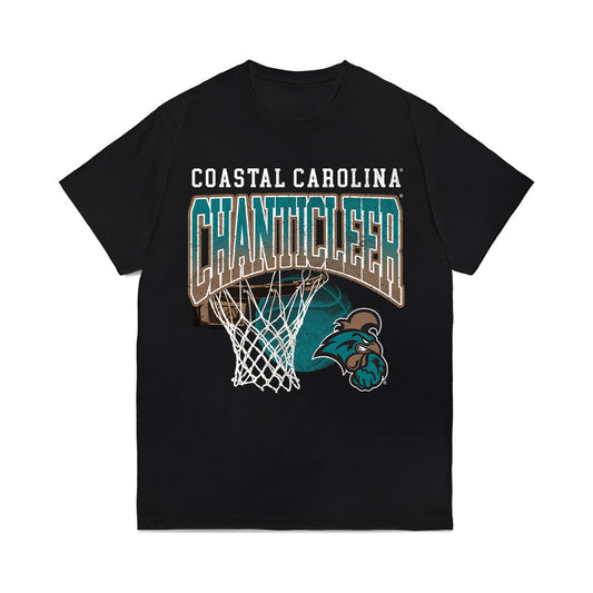 Coastal Carolina - NCAA Men's Basketball : Darius Washington - Vintage Basketball Comfort Colors T-Shirt-0