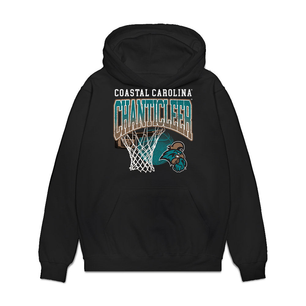 Coastal Carolina - NCAA Women's Basketball : Dawson Jemerson - Vintage Basketball Premium Hooded Sweatshirt-0