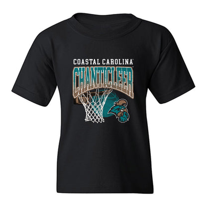 Coastal Carolina - NCAA Men's Basketball : Devin Brown - Vintage Basketball Youth T-Shirt-0