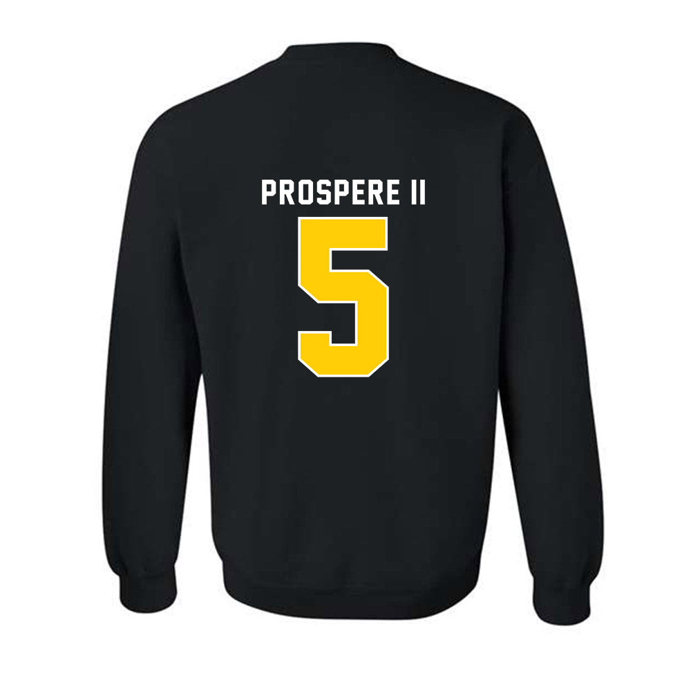UCSD - NCAA Men's Basketball : Emanuel Prospere II - Vintage Shersey Crewneck Sweatshirt-1