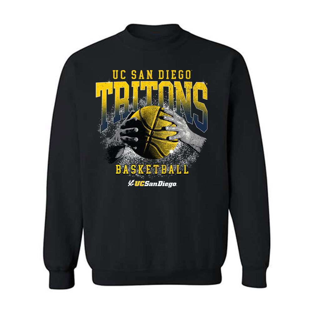 UCSD - NCAA Men's Basketball : Christopher Cox - Vintage Shersey Crewneck Sweatshirt-0