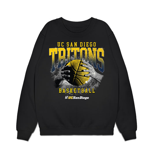 UCSD - NCAA Men's Basketball : Treysen Eaglestaff - Vintage Shersey Crewneck Sweatshirt-0