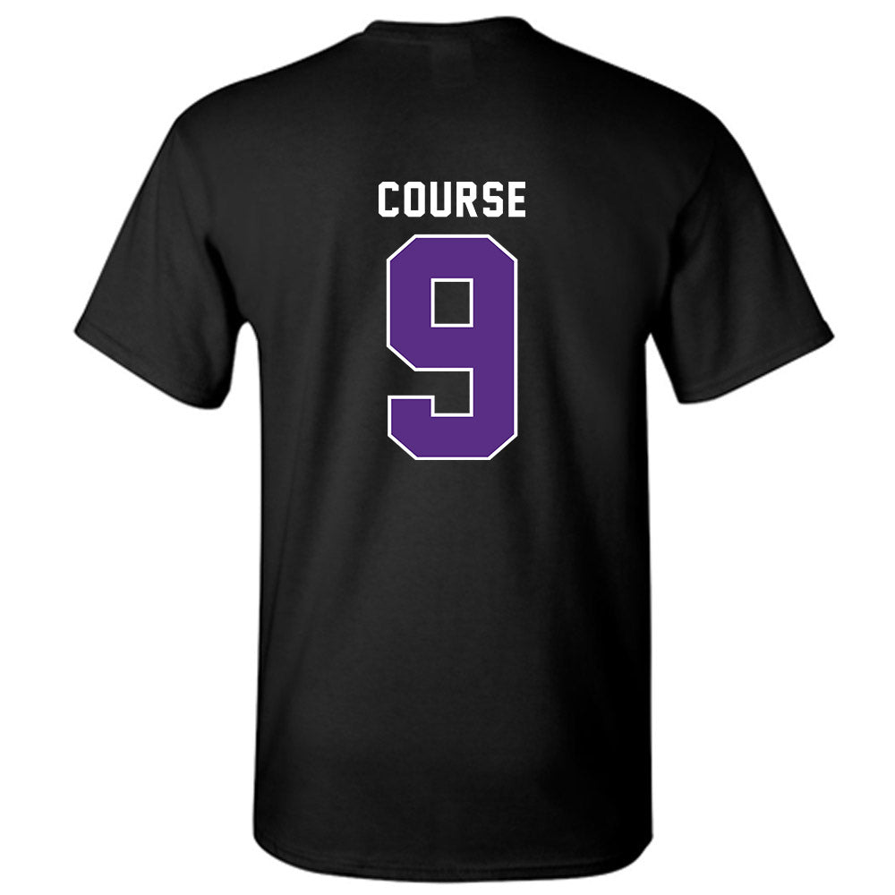 Tarleton State - NCAA Men's Basketball : Collin Course - Vintage Shersey T-Shirt-1