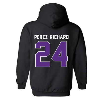 Tarleton State - NCAA Women's Basketball : Jaylynn Perez-Richard - Vintage Shersey Hooded Sweatshirt-1