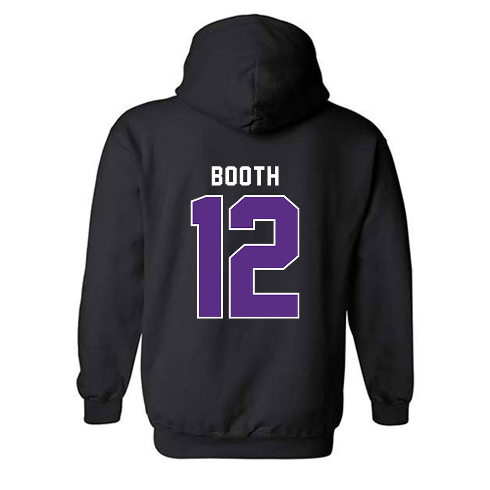 Tarleton State - NCAA Women's Basketball : Grace Booth - Vintage Shersey Hooded Sweatshirt-1