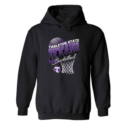 Tarleton State - NCAA Women's Basketball : Alani Fluker - Vintage Shersey Hooded Sweatshirt-0