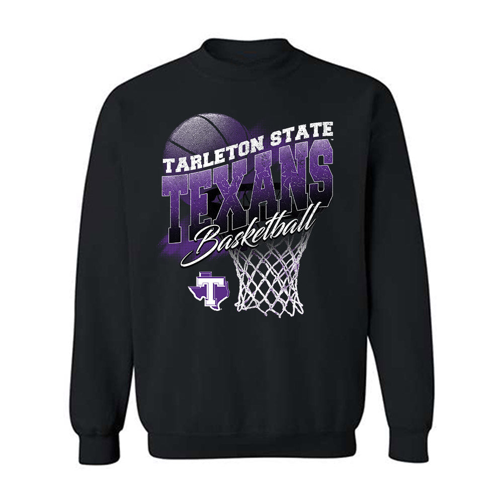 Tarleton State - NCAA Men's Basketball : Caleb Evans - Vintage Shersey Crewneck Sweatshirt-0