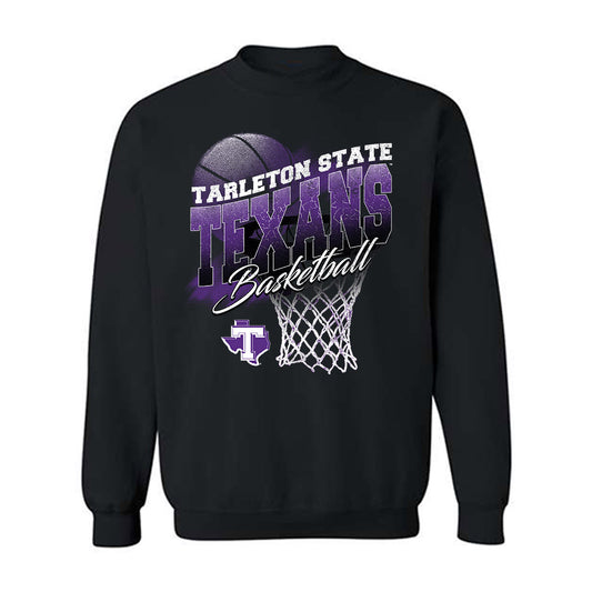 Tarleton State - NCAA Men's Basketball : Marty Silvera - Vintage Shersey Crewneck Sweatshirt-0