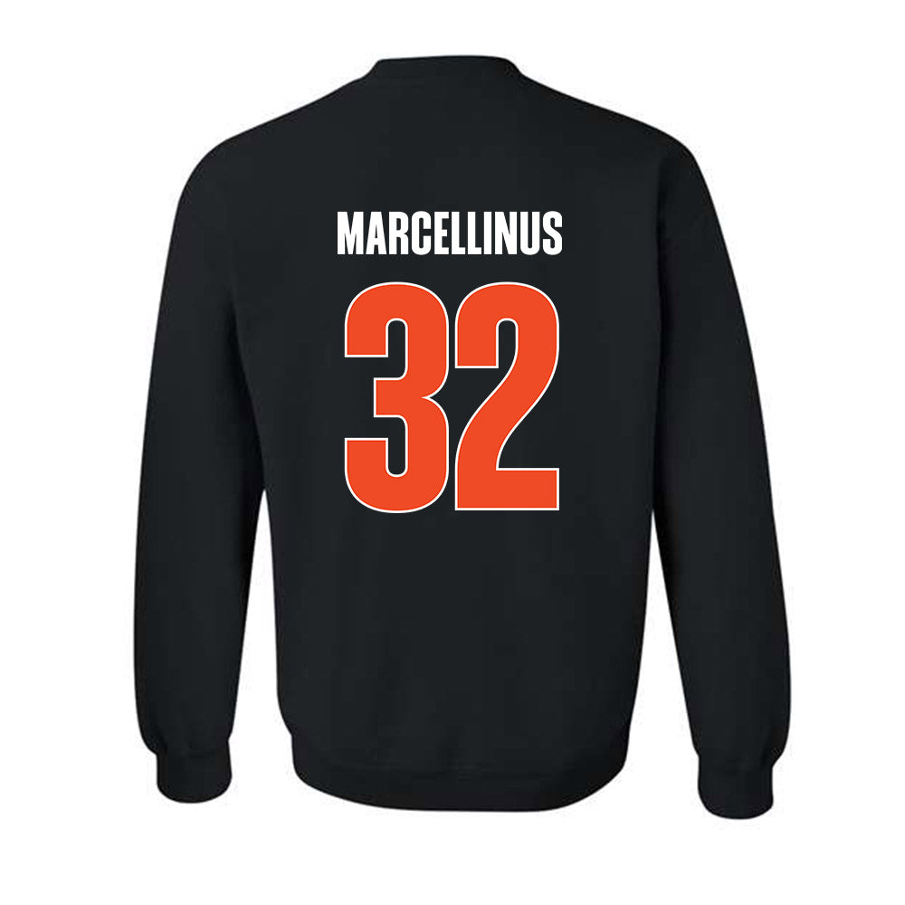 Campbell - NCAA Men's Basketball : Daniel Marcellinus - Vintage Shersey Crewneck Sweatshirt-1