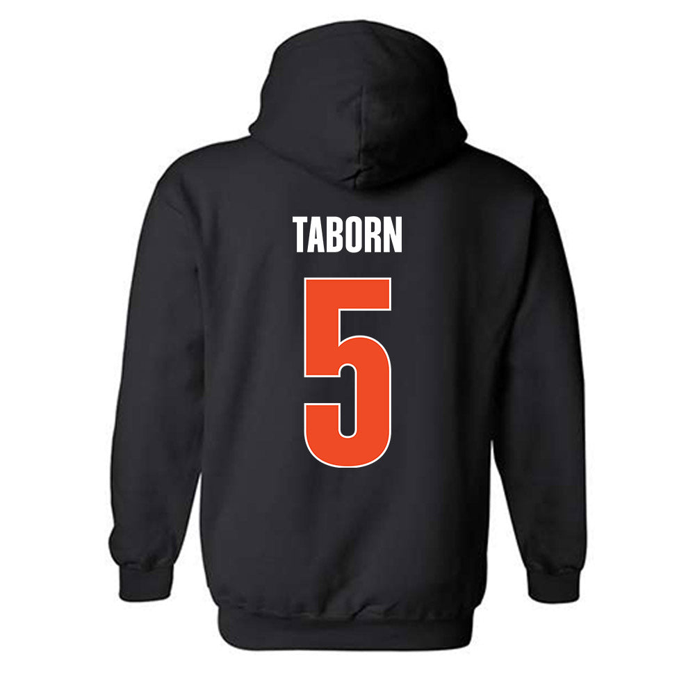 Campbell - NCAA Women's Basketball : Mikayla Taborn - Vintage Shersey Hooded Sweatshirt-1