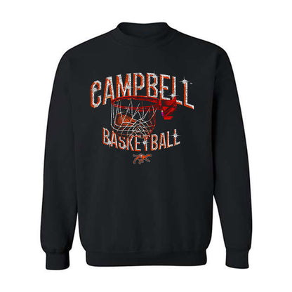 Campbell - NCAA Men's Basketball : Muneer Newton - Vintage Shersey Crewneck Sweatshirt-0