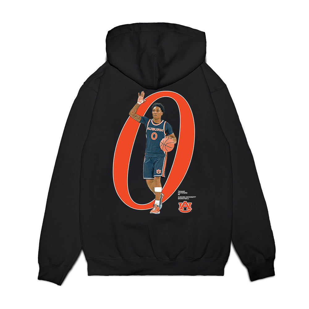 Auburn - NCAA Men's Basketball : Tahaad Pettiford - Breakthrough Premium Hooded Sweatshirt-1