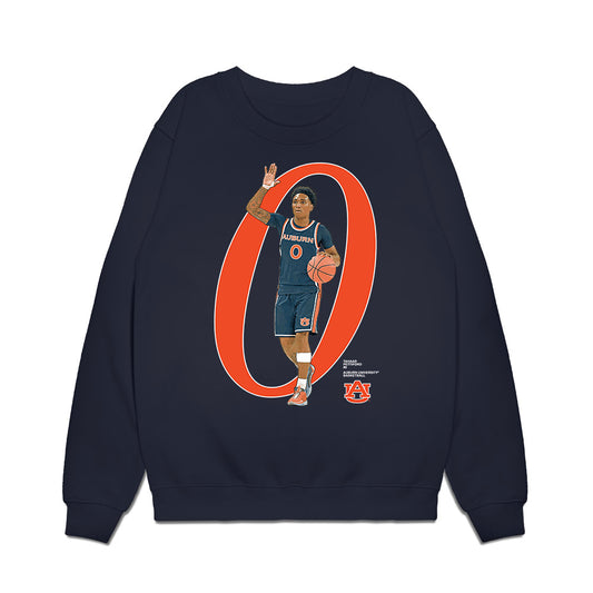 Auburn - NCAA Men's Basketball : Tahaad Pettiford - Breakthrough Premium Crewneck Sweatshirt-0