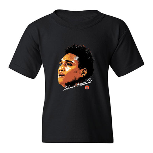 Auburn - NCAA Men's Basketball : Tahaad Pettiford - GameFace Youth T-Shirt-0