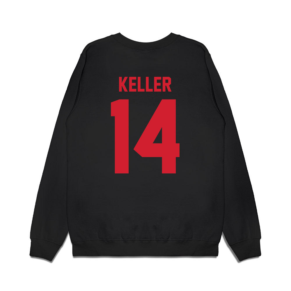Louisiana - NCAA Men's Basketball : Jamyron Keller - Vintage Shersey Premium Crewneck Sweatshirt-1