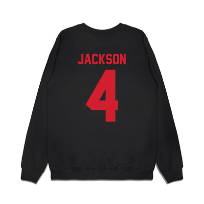 Louisiana - NCAA Women's Basketball : Jazmyne Jackson - Vintage Shersey Premium Crewneck Sweatshirt-1