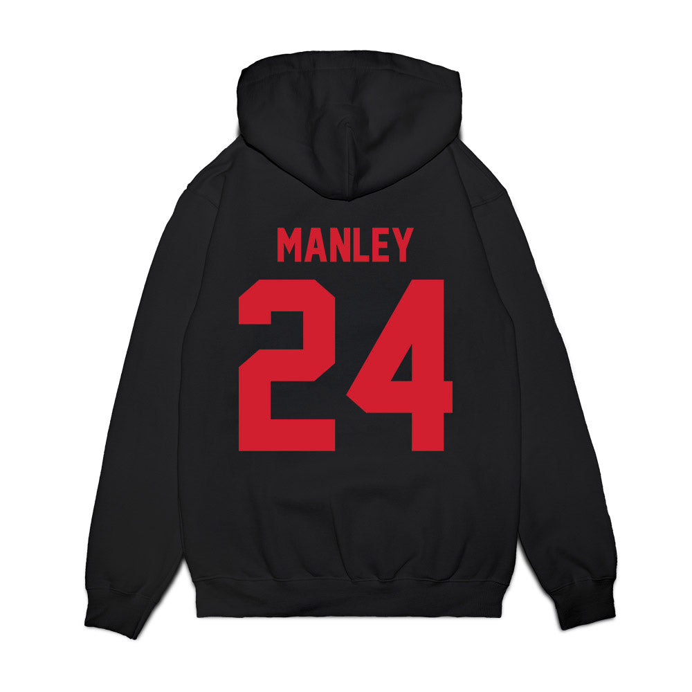 Louisiana - NCAA Women's Basketball : Mikaylah Manley - Vintage Shersey Premium Hooded Sweatshirt-1