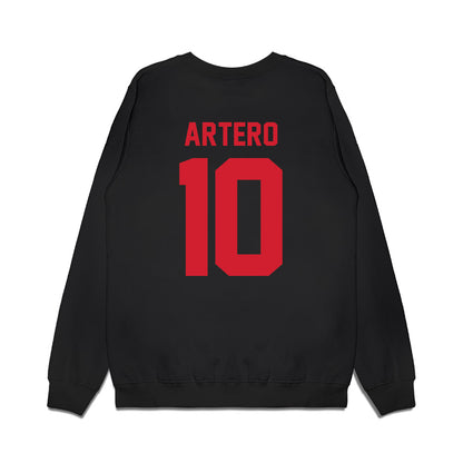 Louisiana - NCAA Women's Basketball : Marina Artero - Vintage Shersey Premium Crewneck Sweatshirt-1