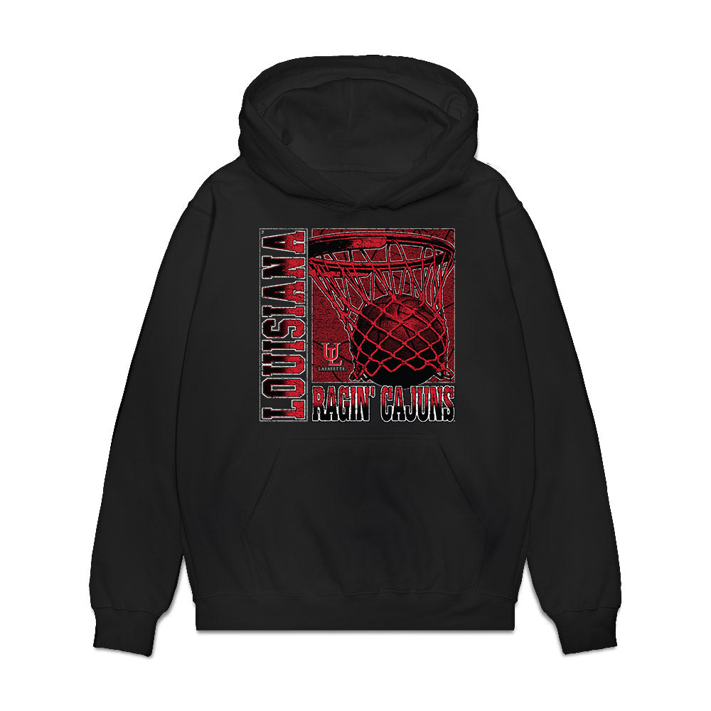 Louisiana - NCAA Men's Basketball : Derrick Florence III - Vintage Shersey Premium Hooded Sweatshirt-0