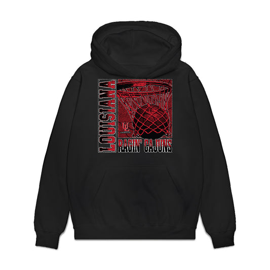 Louisiana - NCAA Men's Basketball : Jamyron Keller - Vintage Shersey Premium Hooded Sweatshirt-0