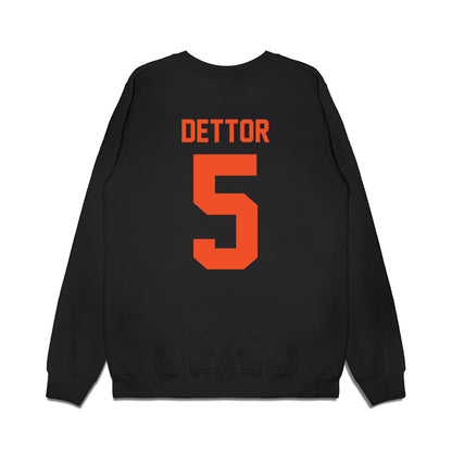 UTRGV - NCAA Women's Basketball : Chazlyn Dettor - Vintage Shersey Premium Crewneck Sweatshirt-1