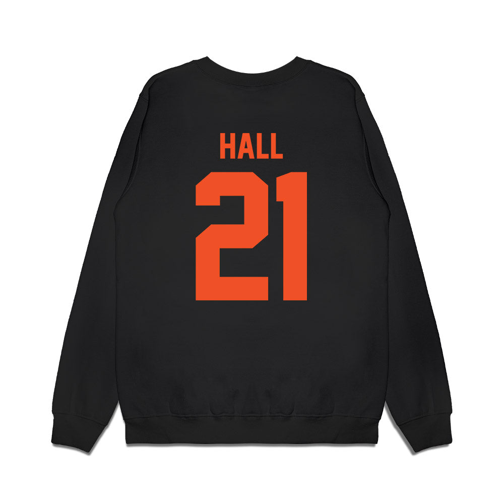 UTRGV - NCAA Women's Basketball : mataya hall - Vintage Shersey Premium Crewneck Sweatshirt-1