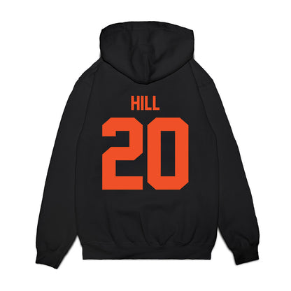 UTRGV - NCAA Men's Basketball : Josiah Hill - Vintage Shersey Premium Hooded Sweatshirt-1