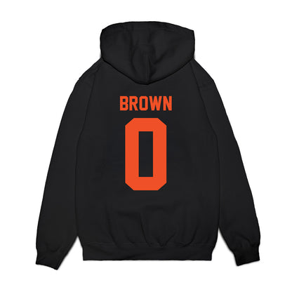 UTRGV - NCAA Men's Basketball : Tjohnn Brown - Vintage Shersey Premium Hooded Sweatshirt-1