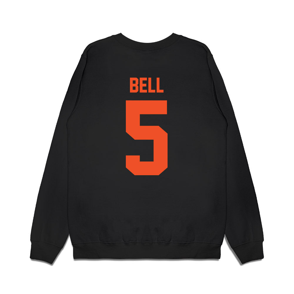 UTRGV - NCAA Men's Basketball : Caden Bell - Vintage Shersey Premium Crewneck Sweatshirt-1