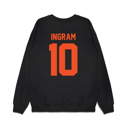 UTRGV - NCAA Women's Basketball : Jalayah Ingram - Vintage Shersey Premium Crewneck Sweatshirt-1