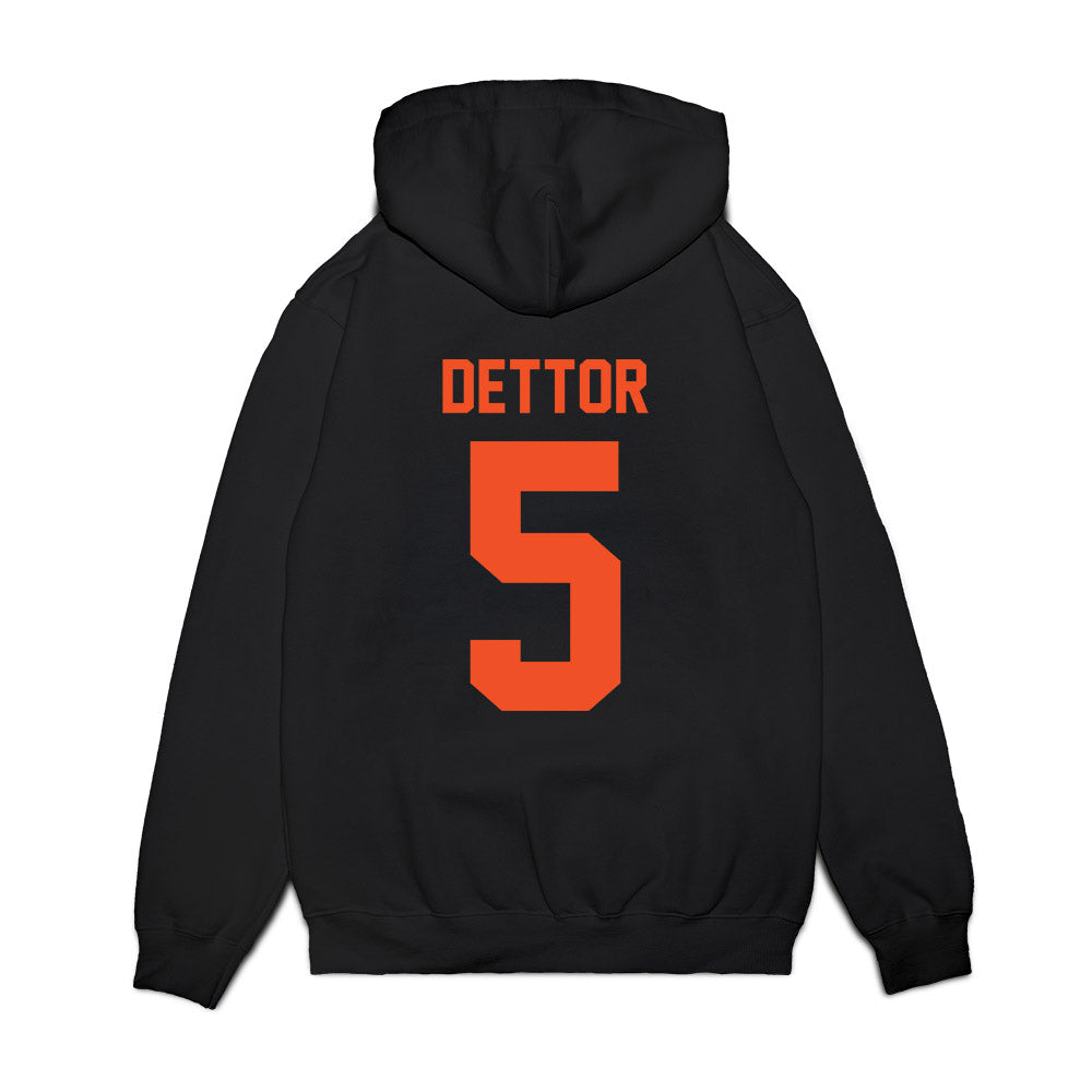 UTRGV - NCAA Women's Basketball : Chazlyn Dettor - Vintage Shersey Premium Hooded Sweatshirt-1