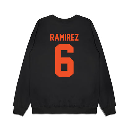 UTRGV - NCAA Men's Basketball : Luis Ramirez - Vintage Shersey Premium Crewneck Sweatshirt-1