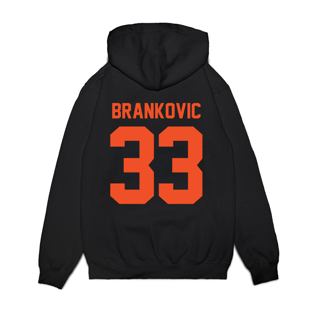 UTRGV - NCAA Men's Basketball : Filip Brankovic - Vintage Shersey Premium Hooded Sweatshirt-1