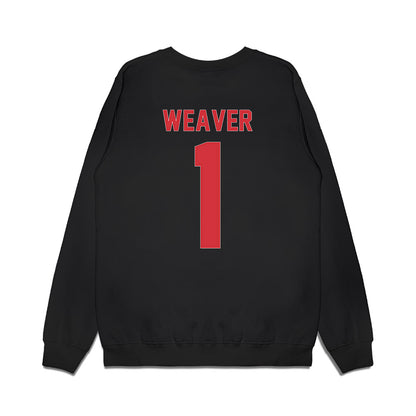 LA Tech - NCAA Women's Basketball : Alexia Weaver - Vintage Basketball Premium Crewneck Sweatshirt-1