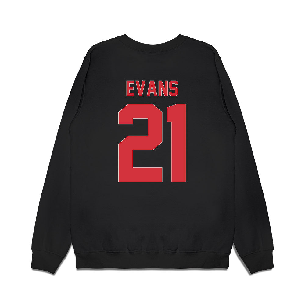 LA Tech - NCAA Women's Basketball : Kennedy Evans - Vintage Basketball Premium Crewneck Sweatshirt-1