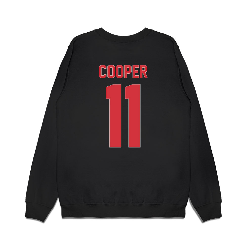 LA Tech - NCAA Men's Basketball : Kaden Cooper - Vintage Basketball Premium Crewneck Sweatshirt-1