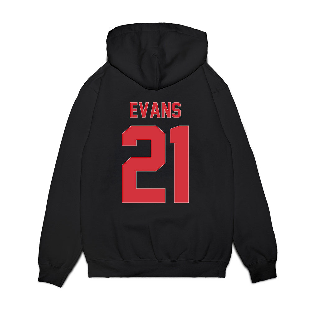 LA Tech - NCAA Women's Basketball : Kennedy Evans - Vintage Basketball Premium Hooded Sweatshirt-1