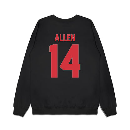 LA Tech - NCAA Men's Basketball : Will Allen - Vintage Basketball Premium Crewneck Sweatshirt-1