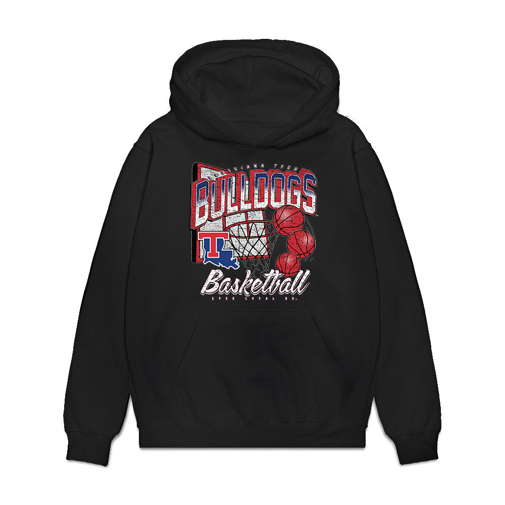 LA Tech - NCAA Women's Basketball : Melissa Mwanza - Vintage Basketball Premium Hooded Sweatshirt-0