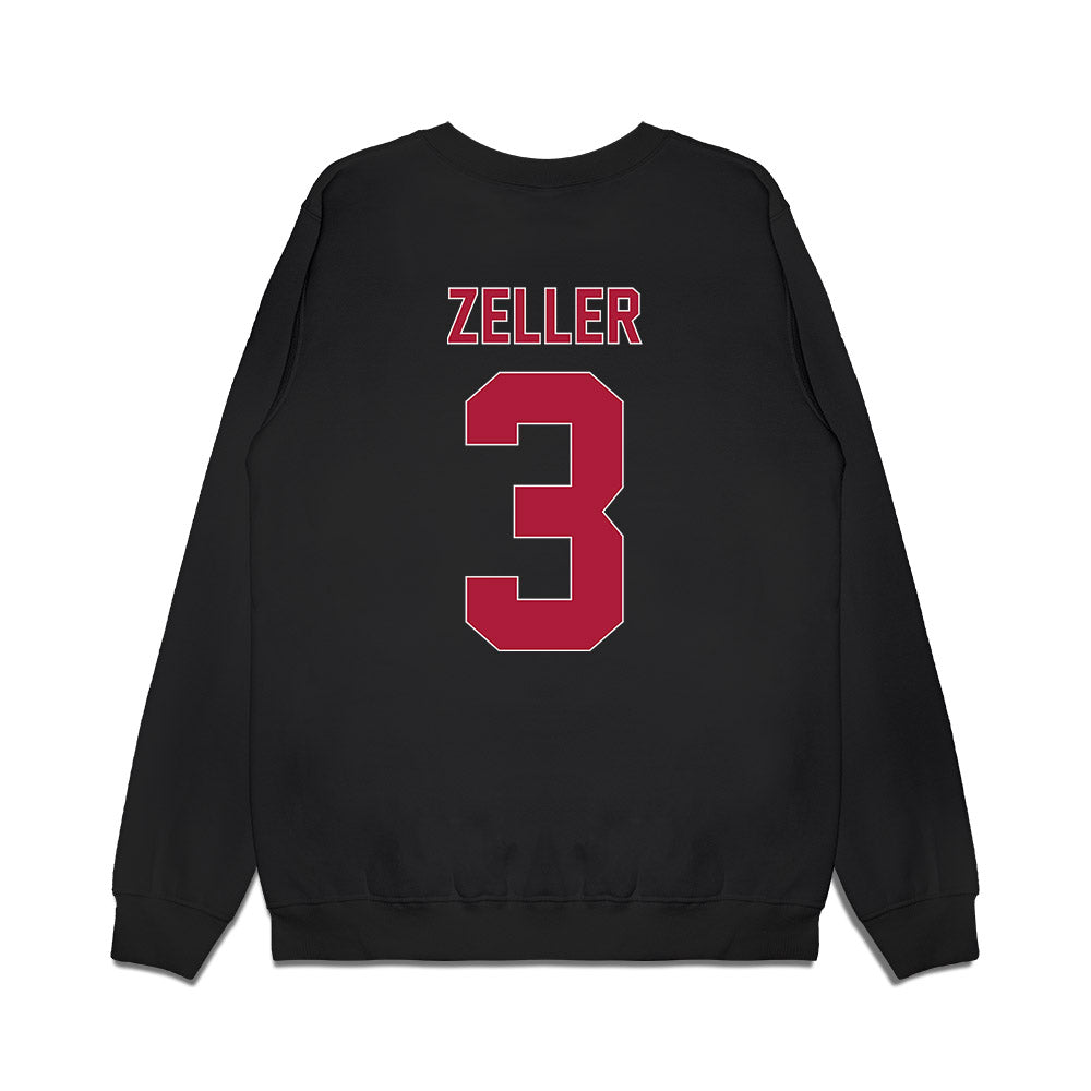 LMU - NCAA Men's Basketball : Marley Zeller - Vintage Premium Crewneck Sweatshirt-1