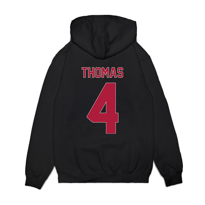 LMU - NCAA Men's Basketball : Aj Thomas - Vintage Premium Hooded Sweatshirt-1