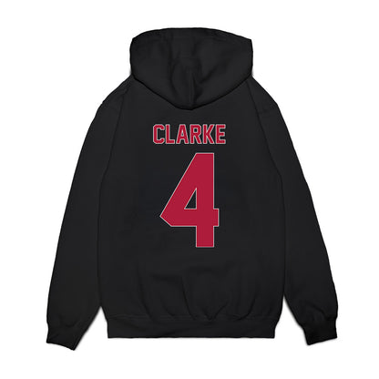LMU - NCAA Women's Basketball : Allison Clarke - Vintage Premium Hooded Sweatshirt-1