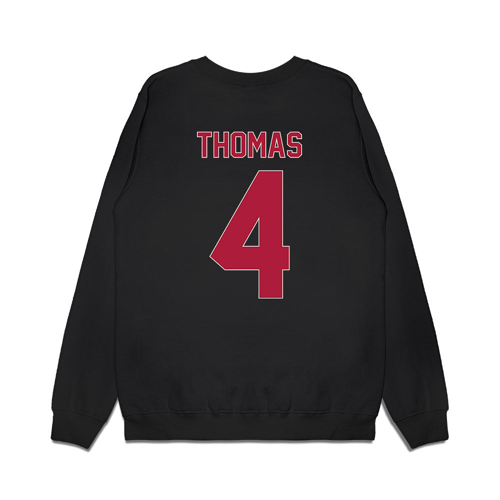 LMU - NCAA Men's Basketball : Aj Thomas - Vintage Premium Crewneck Sweatshirt-1