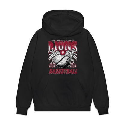 LMU - NCAA Men's Basketball : Aj Thomas - Vintage Premium Hooded Sweatshirt-0