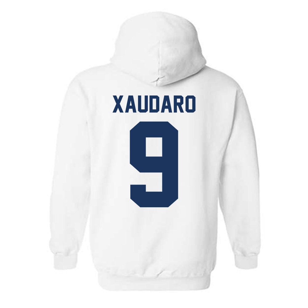 Monmouth - NCAA Women's Basketball : Claudia Xaudaro - Vintage Shersey Hooded Sweatshirt-1